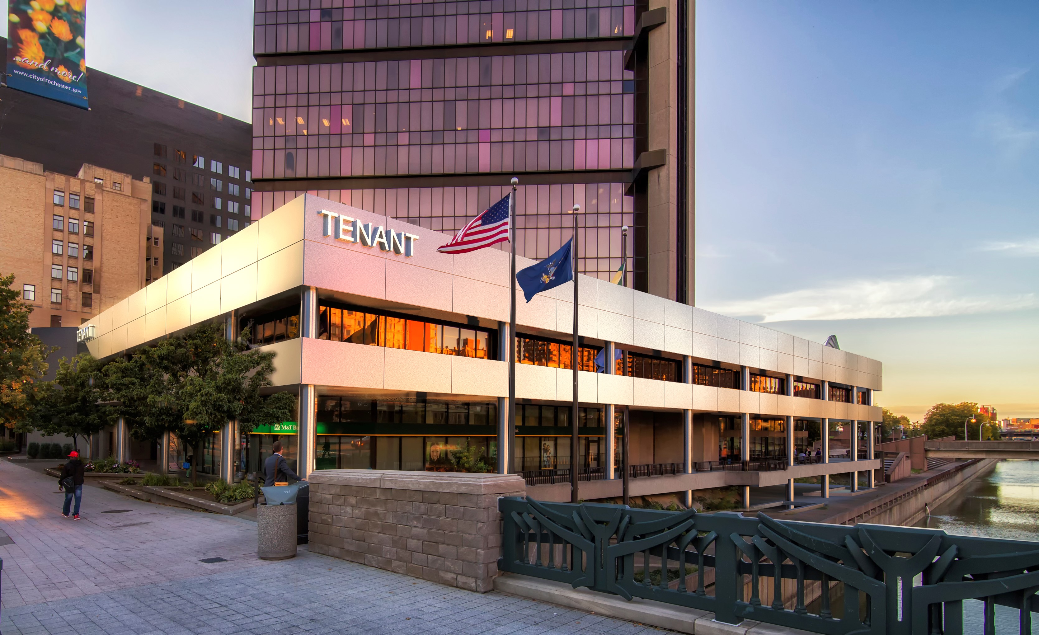 View of downtown Rochester from First Federal Plaza